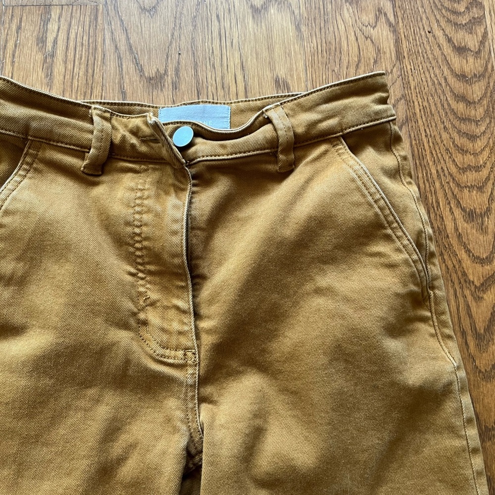 Everlane Women’s Straight Leg Crop Golden Brown. Size 0 Regular.